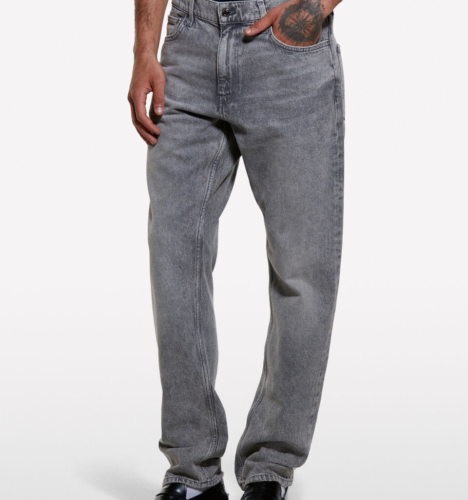 Gray Style 75 regular fit jeans - men's regular fit jeans - Gray | Sisley image number 3